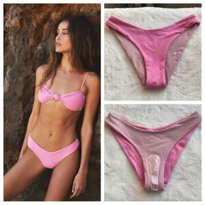 New! Free People x Kya Swim Penelope reversible bikini bottom 19419